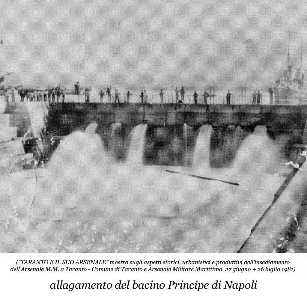 0051 Regio Arsenale Bacino Principe Di Napoli-Allagamento A Pieno Regime
