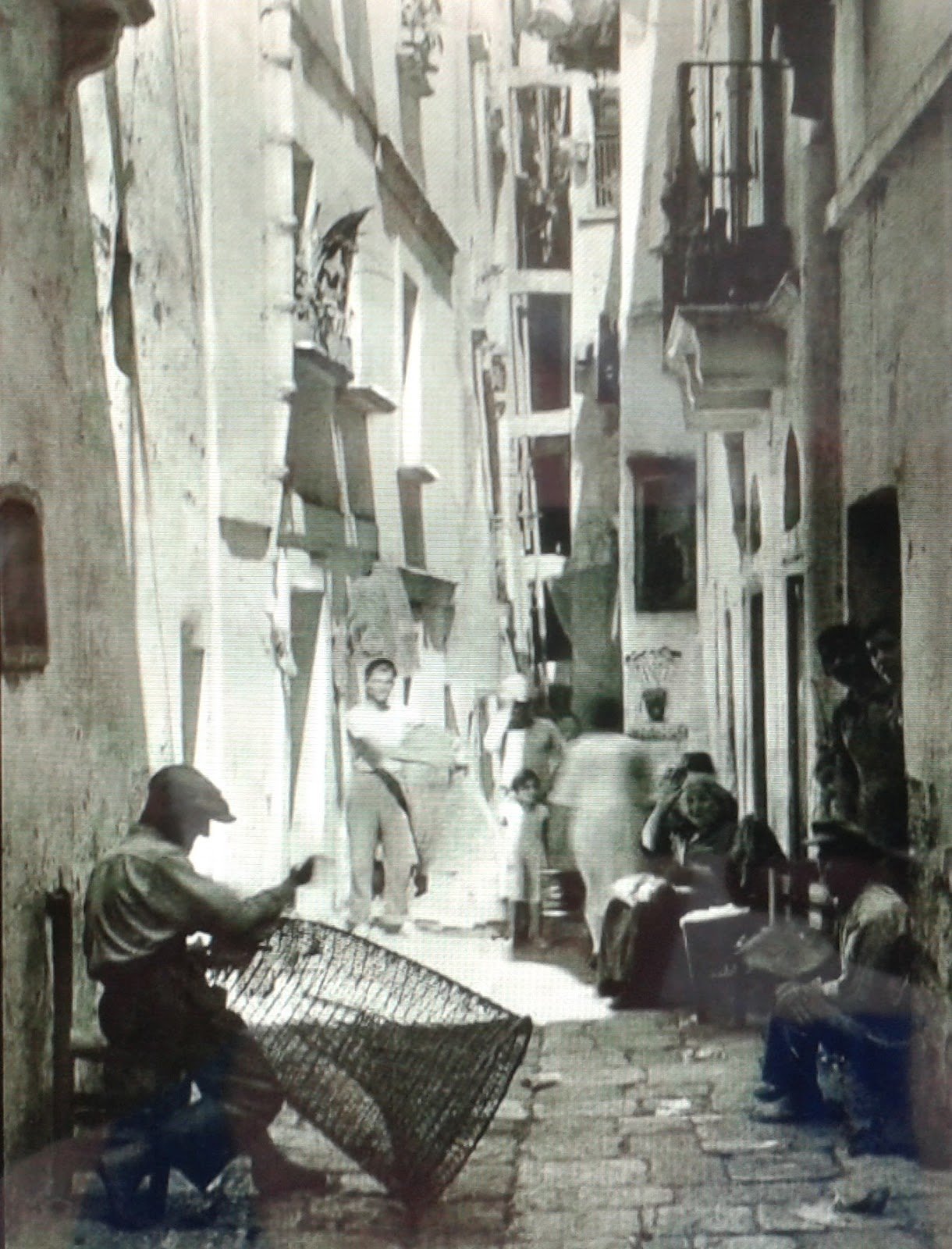 0063 Città Vecchia-Famiglie Di Pescatori-Nasse-1951