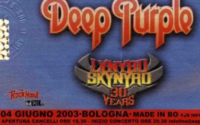 Deep Purple 04.06.2003, Bologna, Made in BO