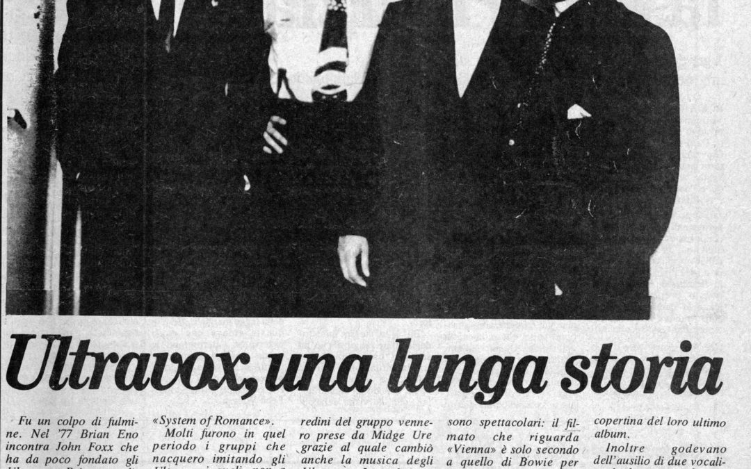 22.04.1983. Ultravox, una lunga storia